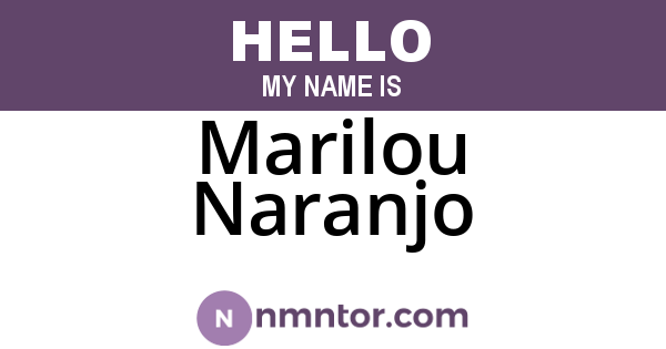Marilou Naranjo