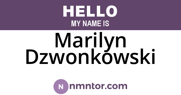 Marilyn Dzwonkowski