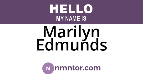 Marilyn Edmunds