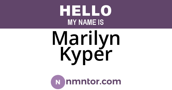 Marilyn Kyper