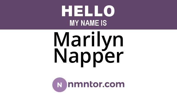 Marilyn Napper