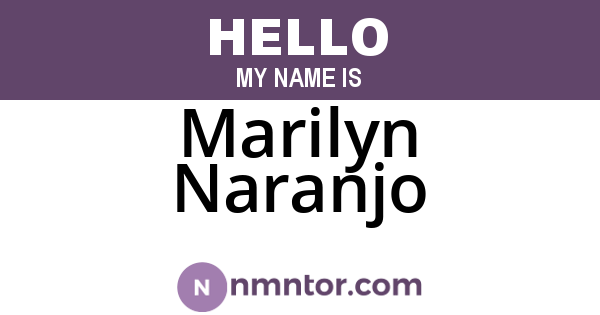 Marilyn Naranjo
