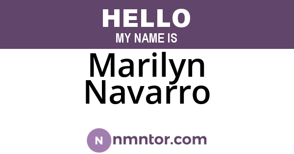 Marilyn Navarro