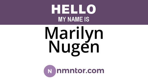 Marilyn Nugen