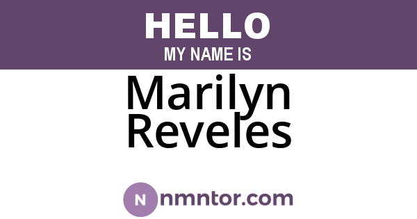 Marilyn Reveles