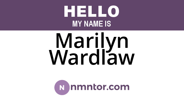 Marilyn Wardlaw