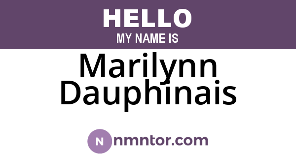 Marilynn Dauphinais