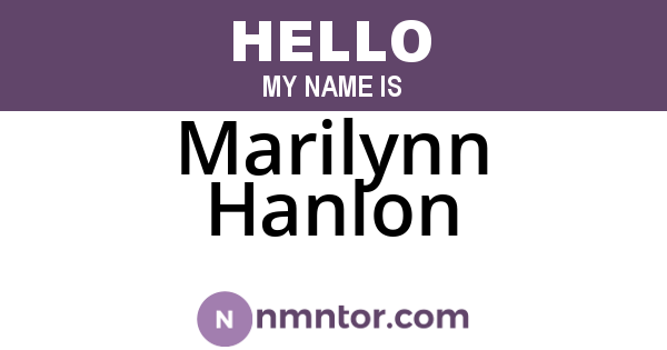 Marilynn Hanlon