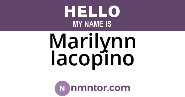 Marilynn Iacopino