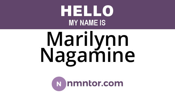 Marilynn Nagamine