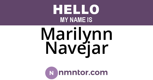 Marilynn Navejar