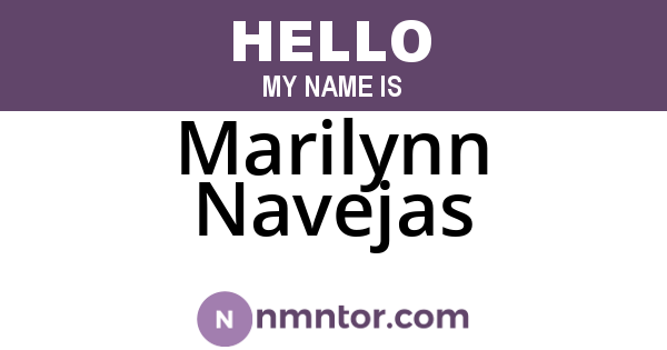 Marilynn Navejas