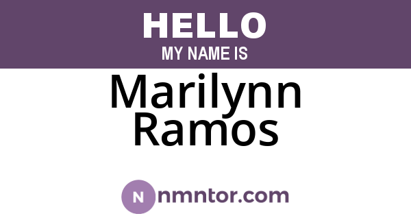 Marilynn Ramos