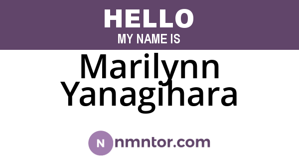 Marilynn Yanagihara