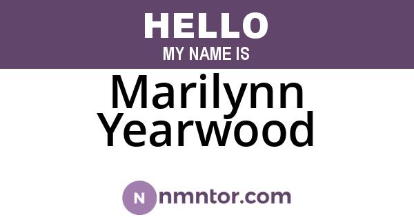 Marilynn Yearwood