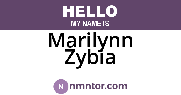 Marilynn Zybia