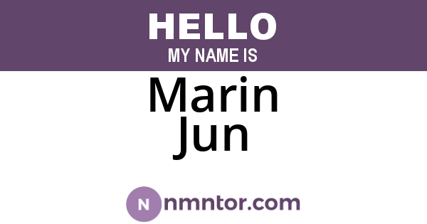 Marin Jun
