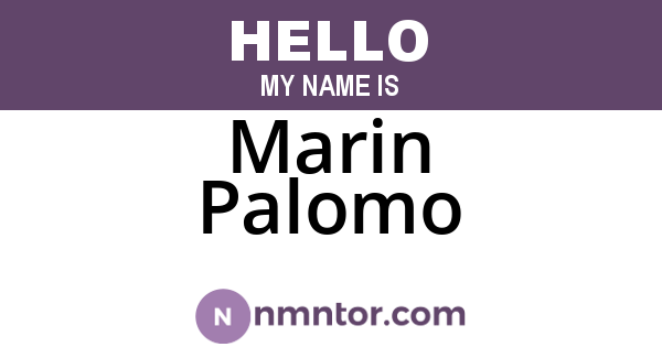 Marin Palomo