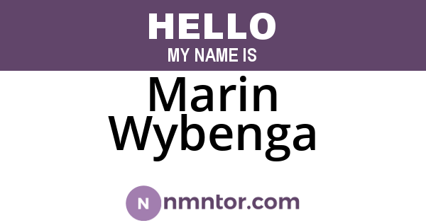 Marin Wybenga