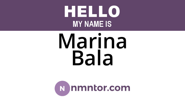 Marina Bala
