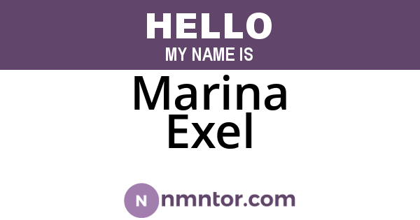 Marina Exel