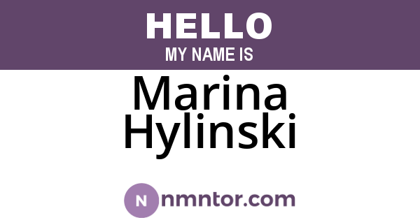 Marina Hylinski