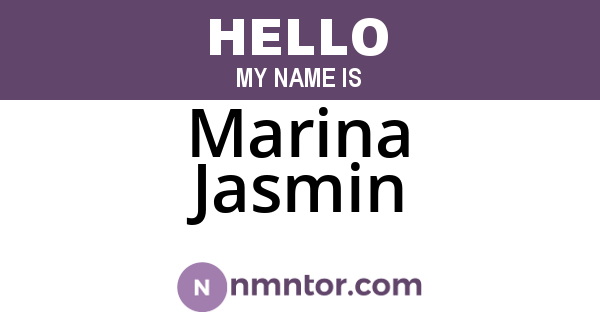 Marina Jasmin