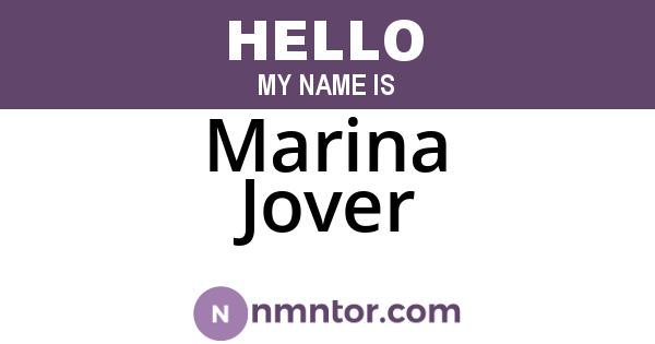 Marina Jover