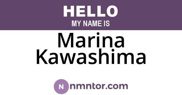 Marina Kawashima