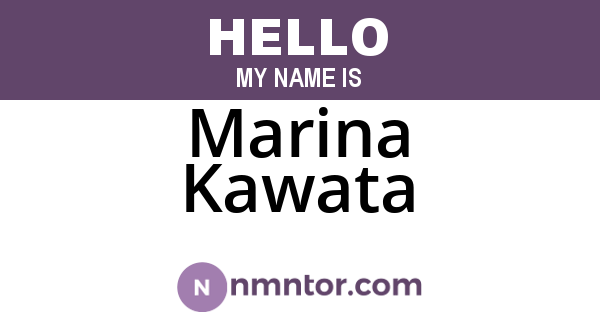 Marina Kawata