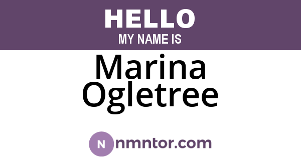 Marina Ogletree