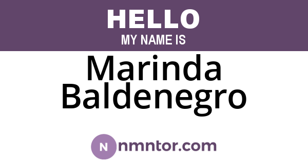 Marinda Baldenegro