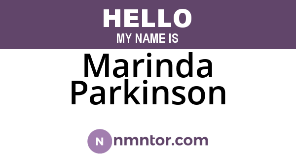 Marinda Parkinson