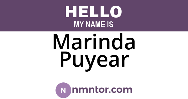 Marinda Puyear