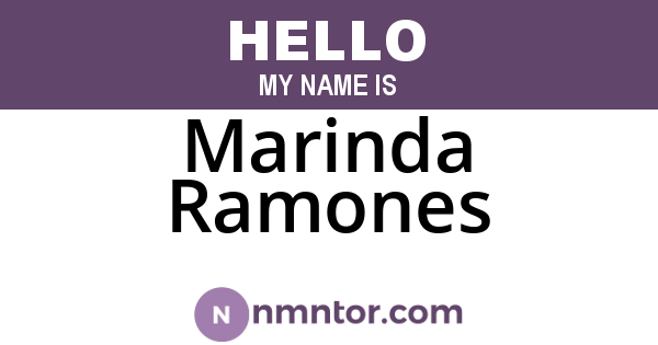 Marinda Ramones