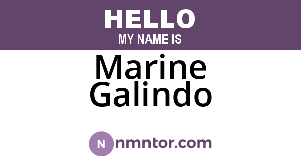 Marine Galindo