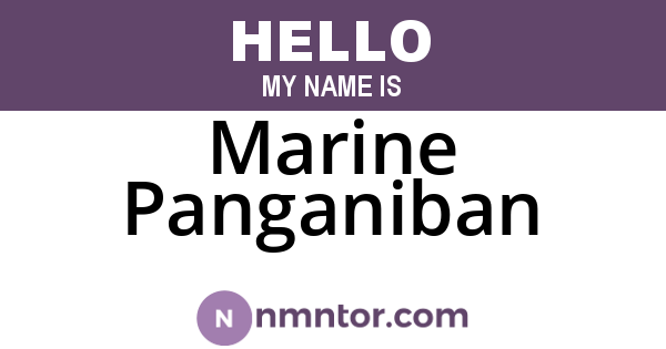 Marine Panganiban