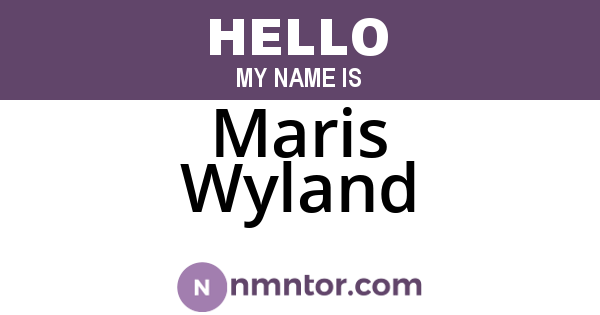 Maris Wyland