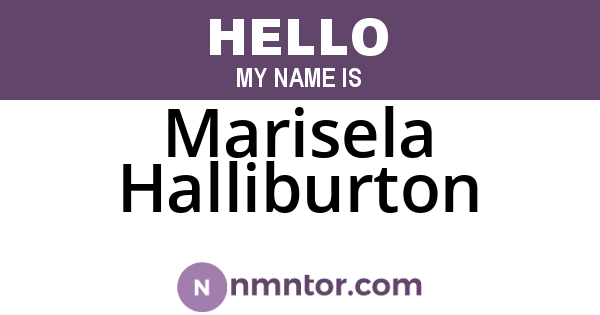 Marisela Halliburton