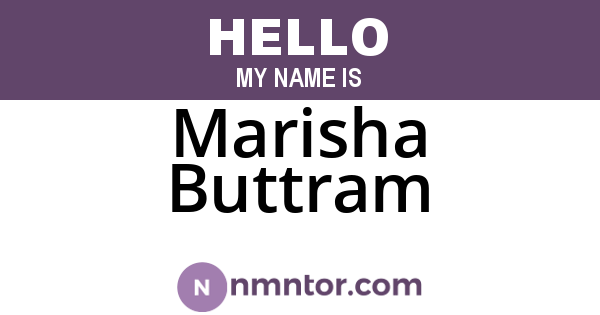 Marisha Buttram