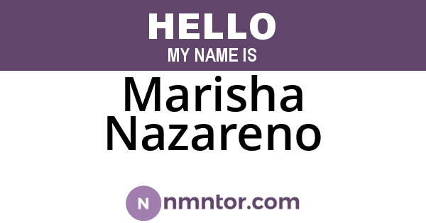 Marisha Nazareno