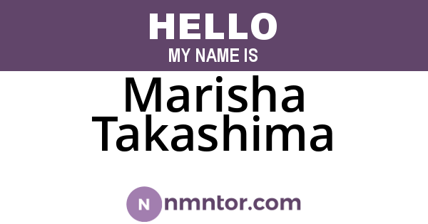 Marisha Takashima