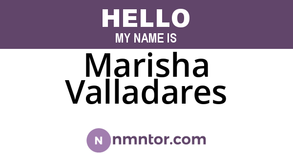 Marisha Valladares