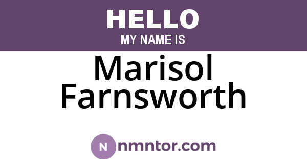 Marisol Farnsworth