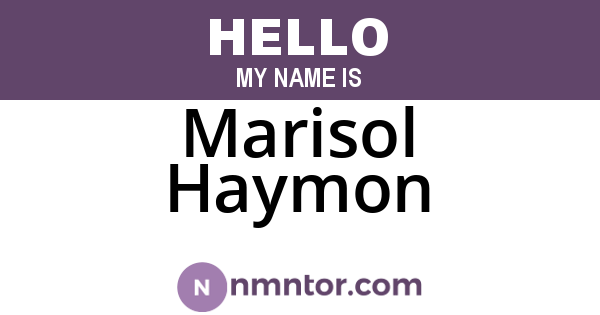 Marisol Haymon