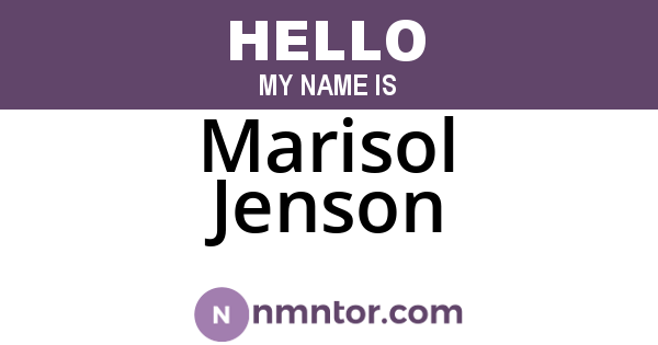 Marisol Jenson