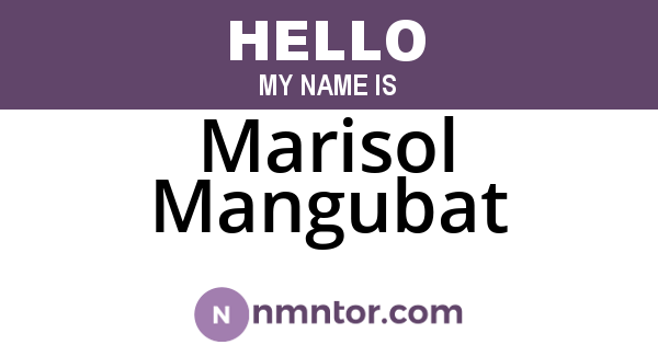 Marisol Mangubat