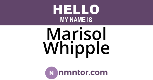 Marisol Whipple
