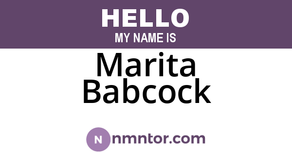 Marita Babcock