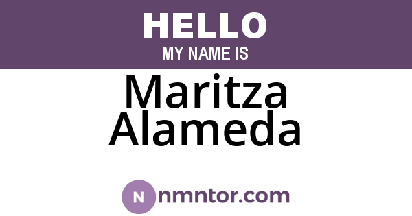 Maritza Alameda